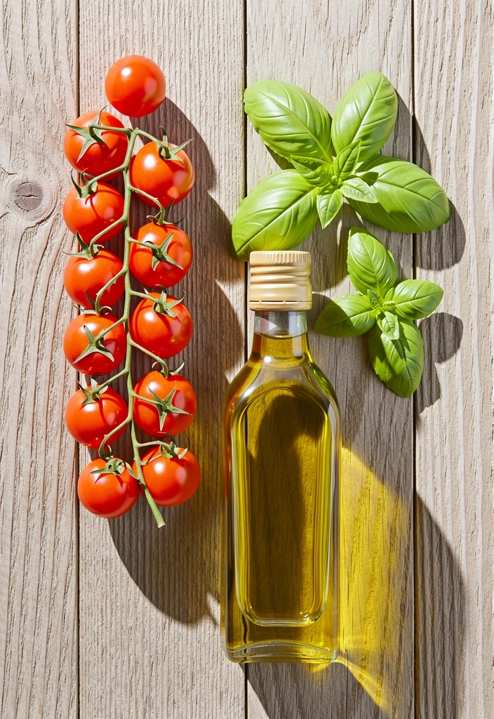 Dettaglio ingredienti mediterranei