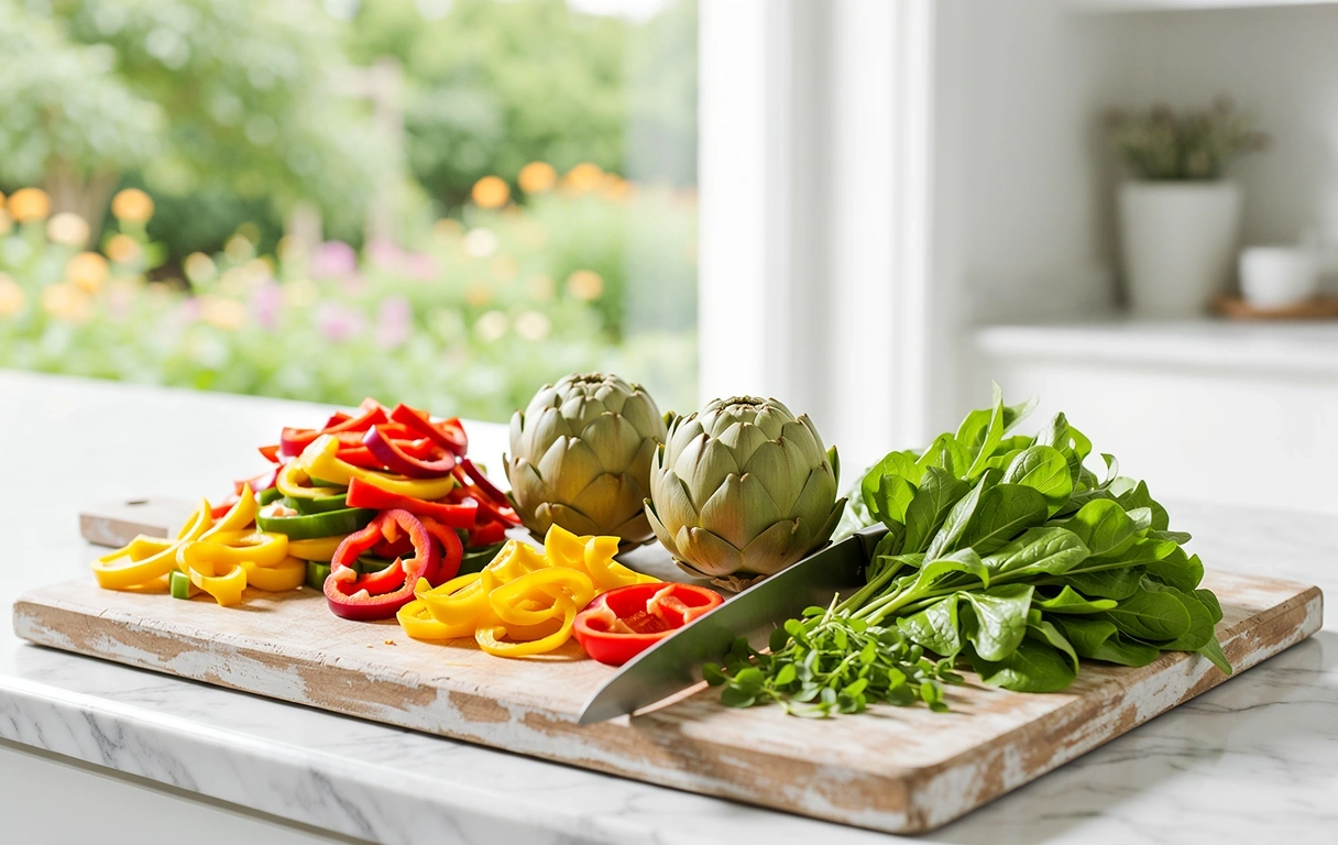 Verdure fresche di stagione